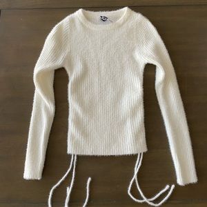 Princess Polly Jessica sweater white xs/s brand new